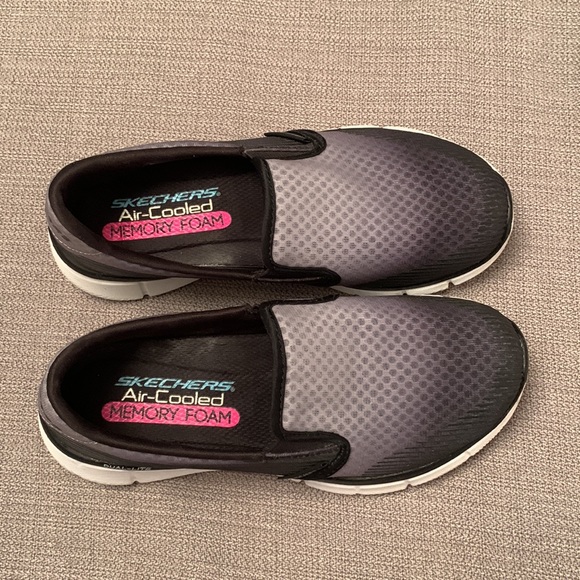 Skechers Dual-Lite Slip Ins Memory Foam Air-Cooled Shoes Slip Ons - Picture 7 of 11